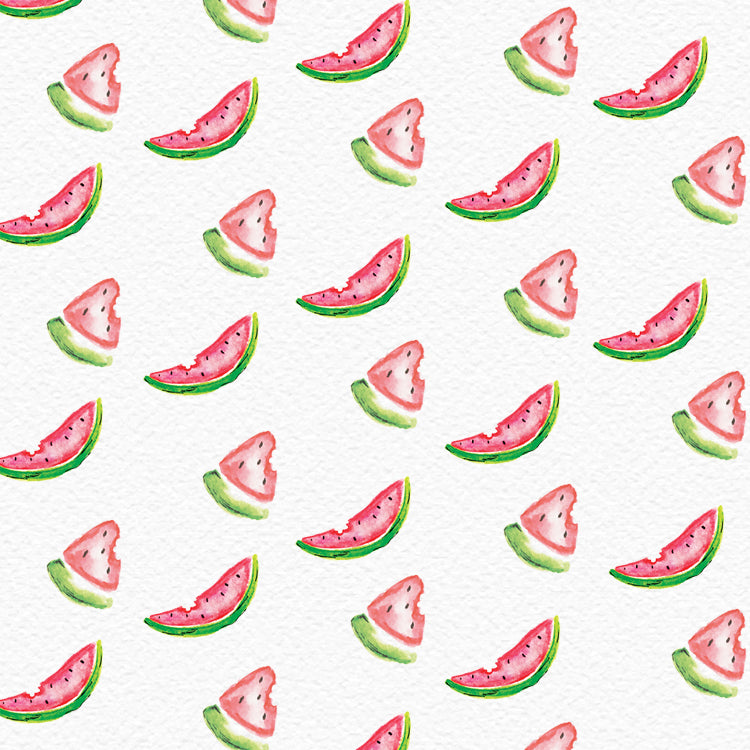 Watercolor Watermelons Melons Summer Melon Daze