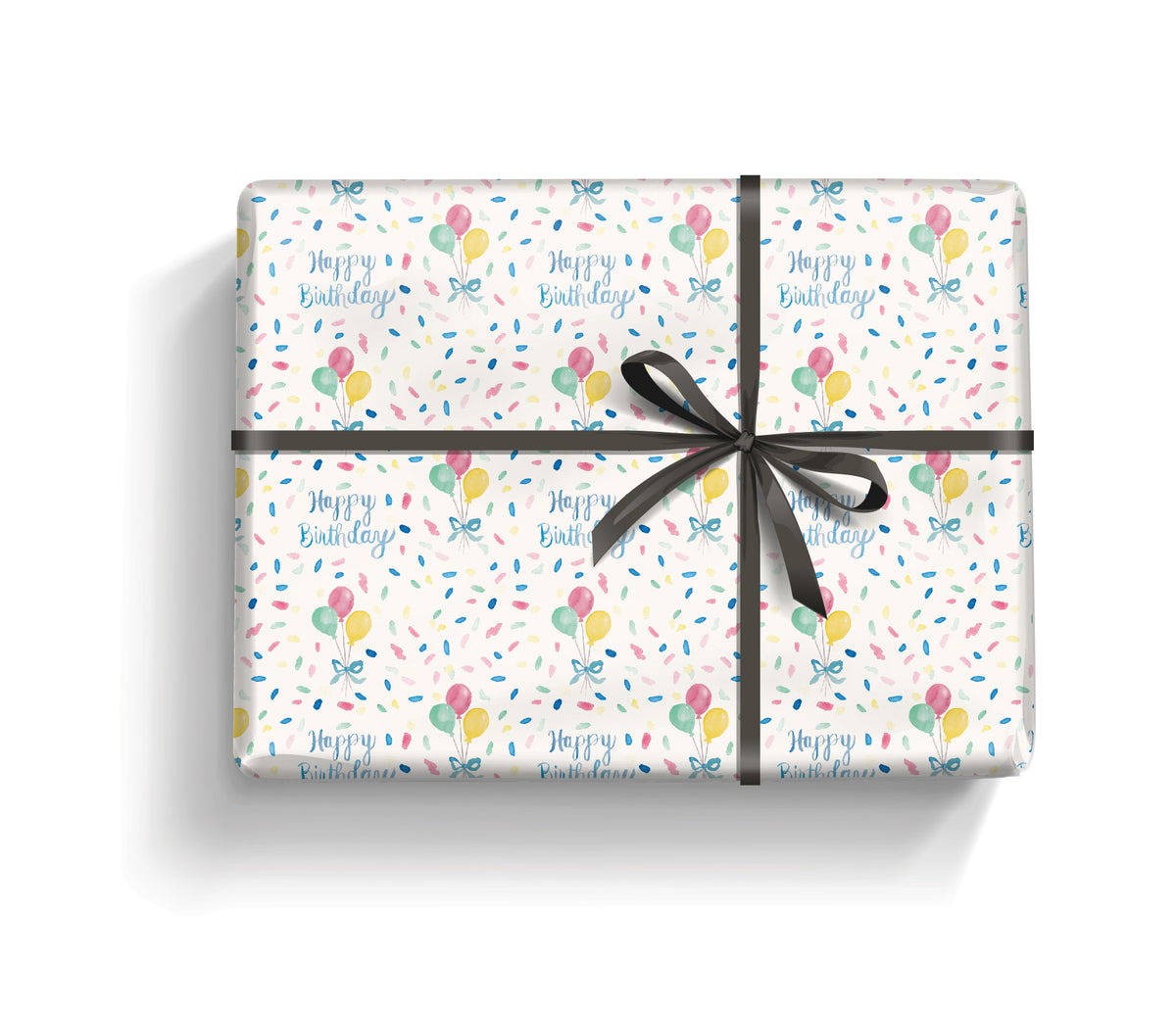 Birthday Balloons Wrapping Sheets