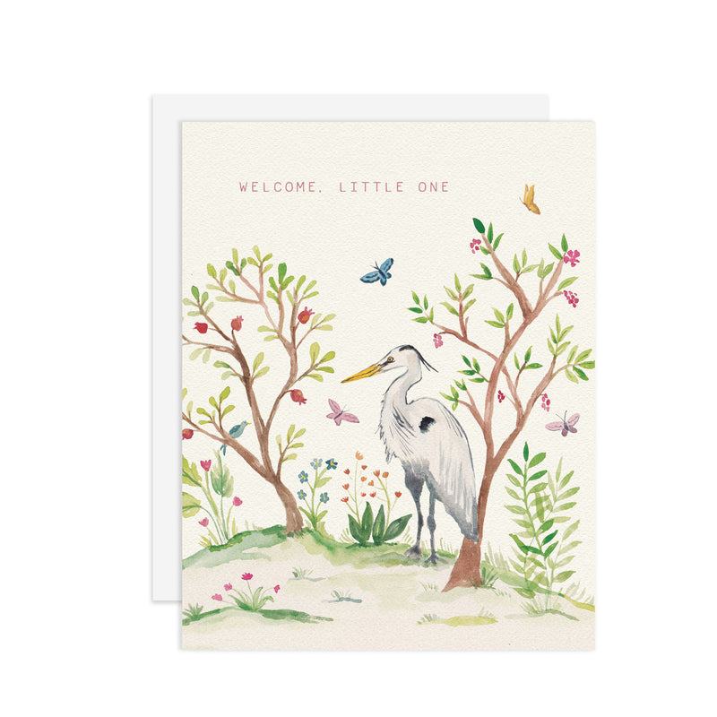 Welcome Little One - A2 notecard