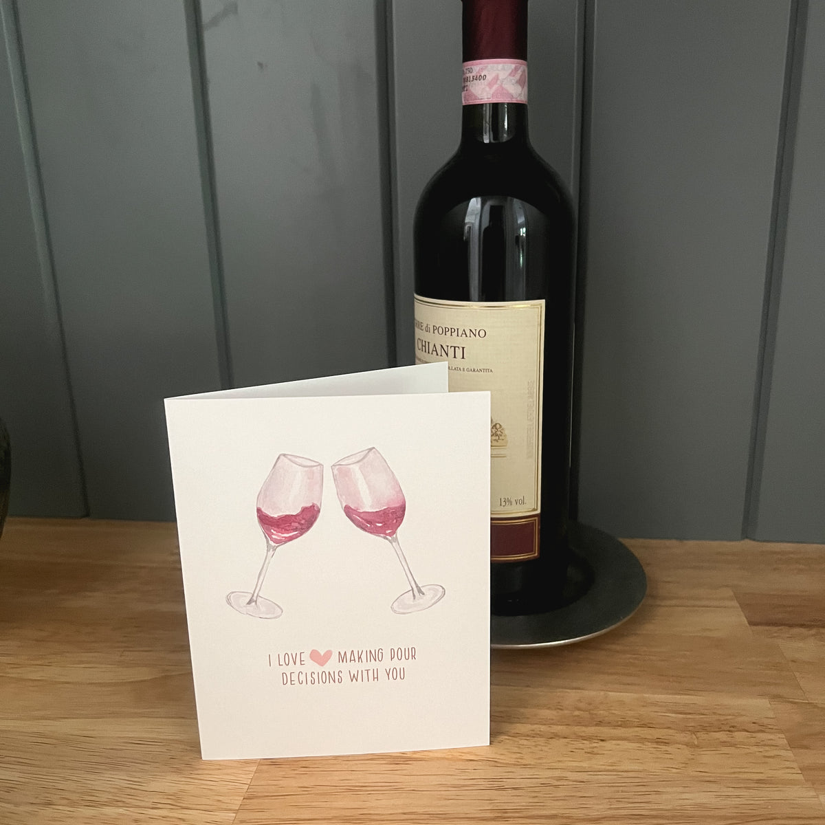 Pour Decisions - A2 notecard