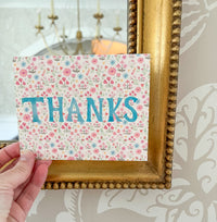 Thanks - A2 notecard