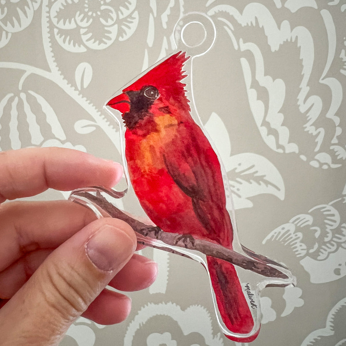Cardinal Ornament