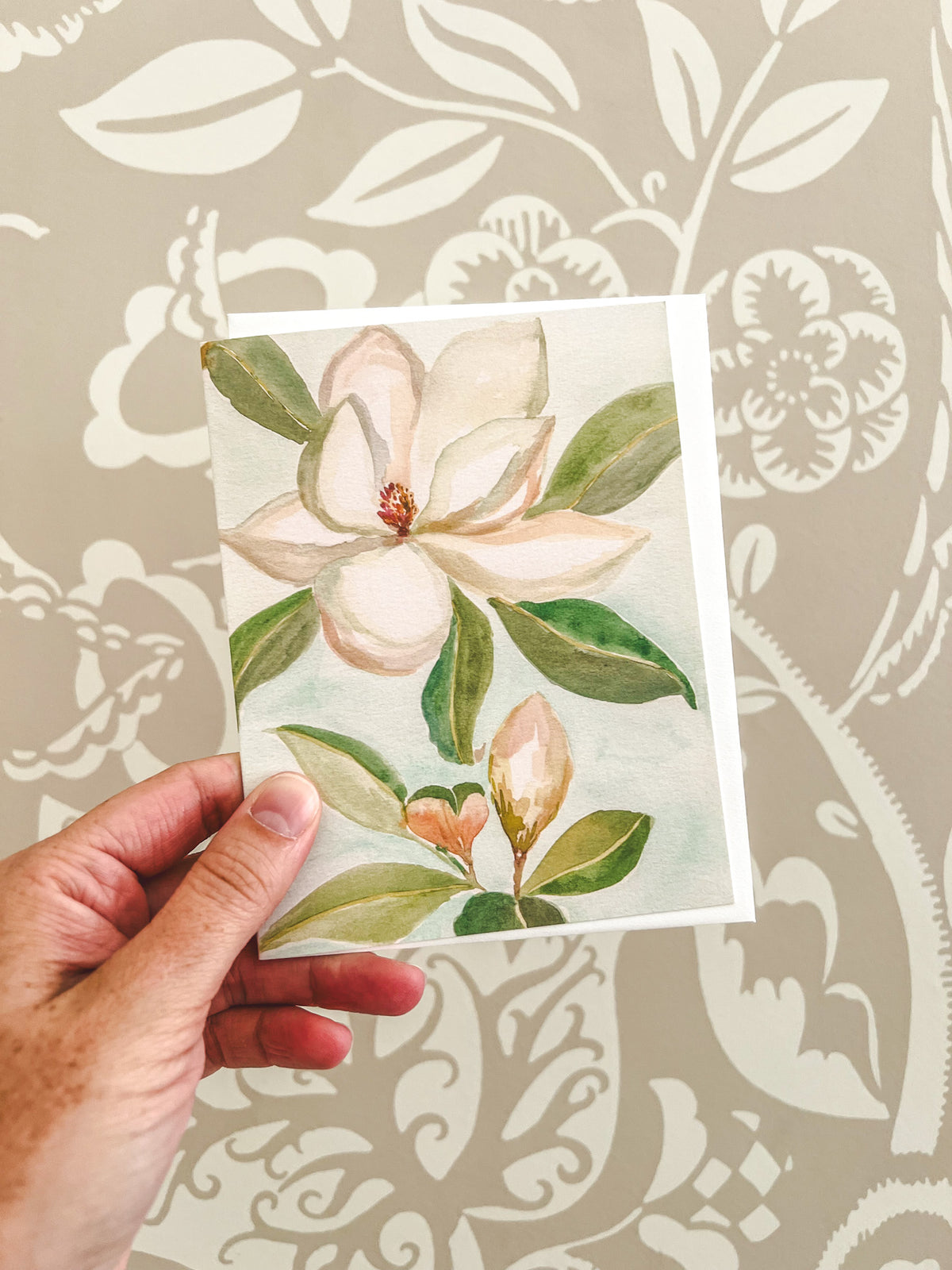 Magnolia - A2 greeting card