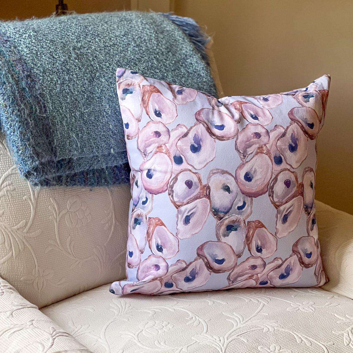 Oyster Pillow 19"x19"
