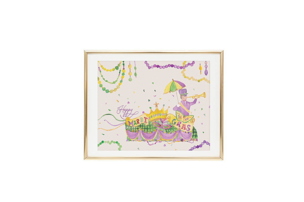 Mardi Gras Float Art Print