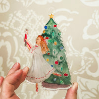Clara With Nutcracker Ornament