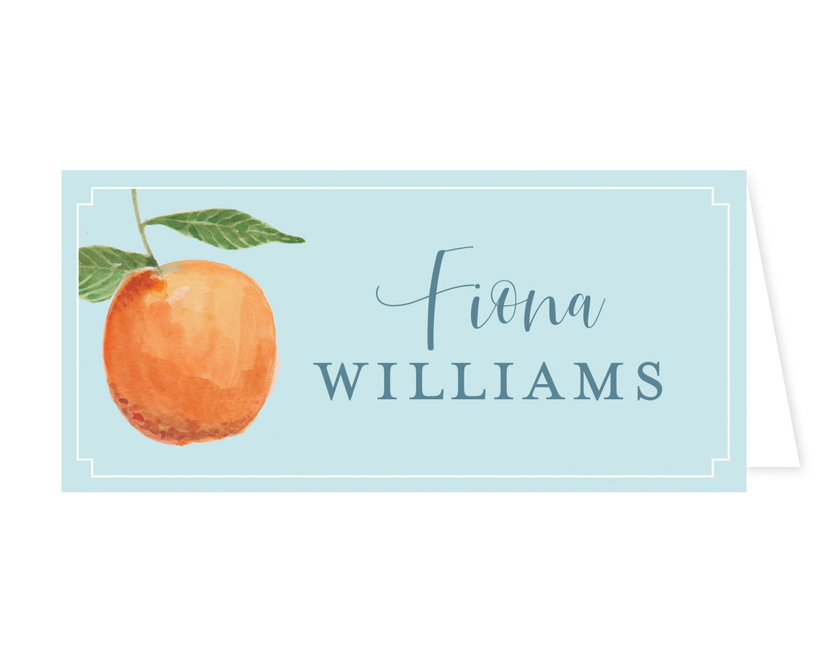 Oranges Place Card