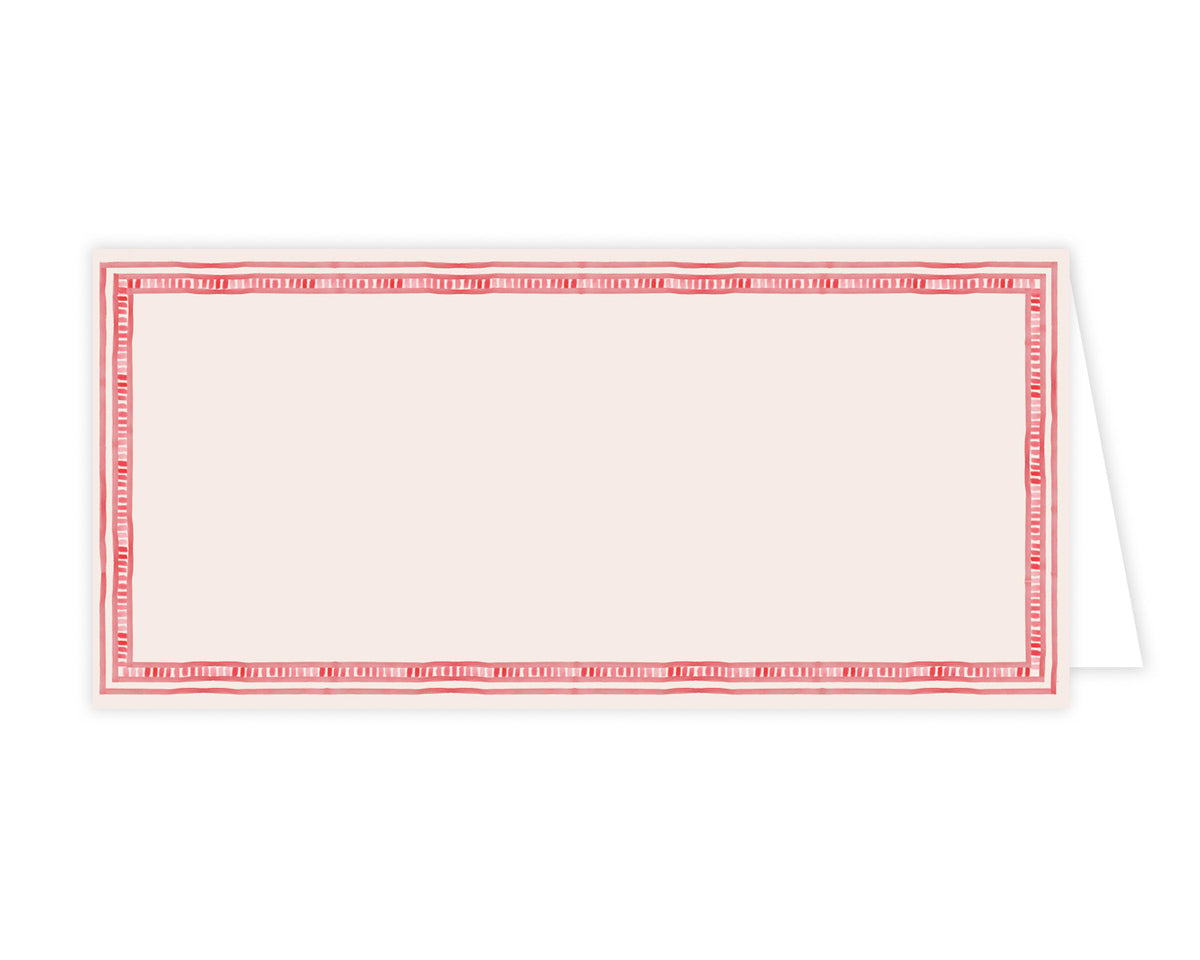 Red Frame Place Card