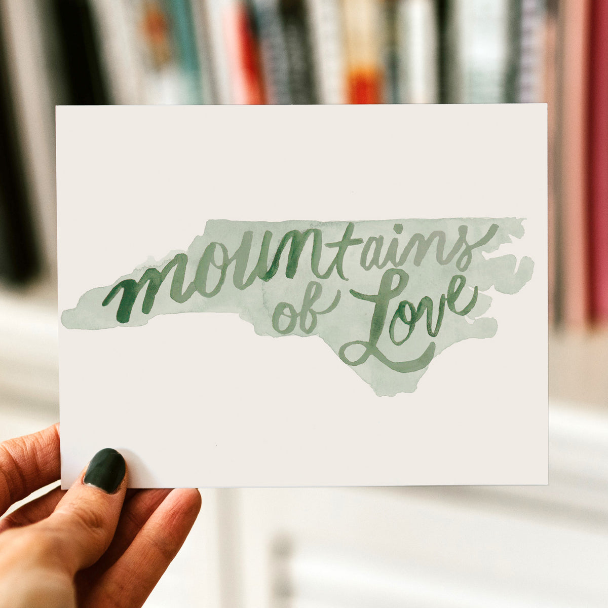North Carolina Mountains - A2 notecard