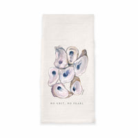 Oyster Grit Tea Towel