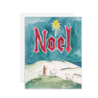 Noel Shepherds Christmas  - A2 notecard