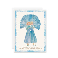 Sisters Christmas  - A2 notecard