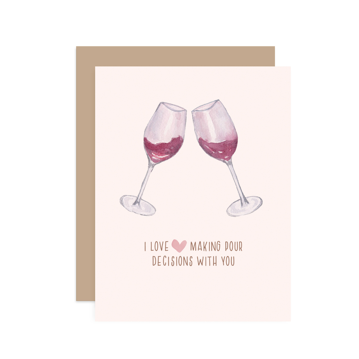 Pour Decisions - A2 notecard
