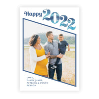 Bold New Year Photo Card