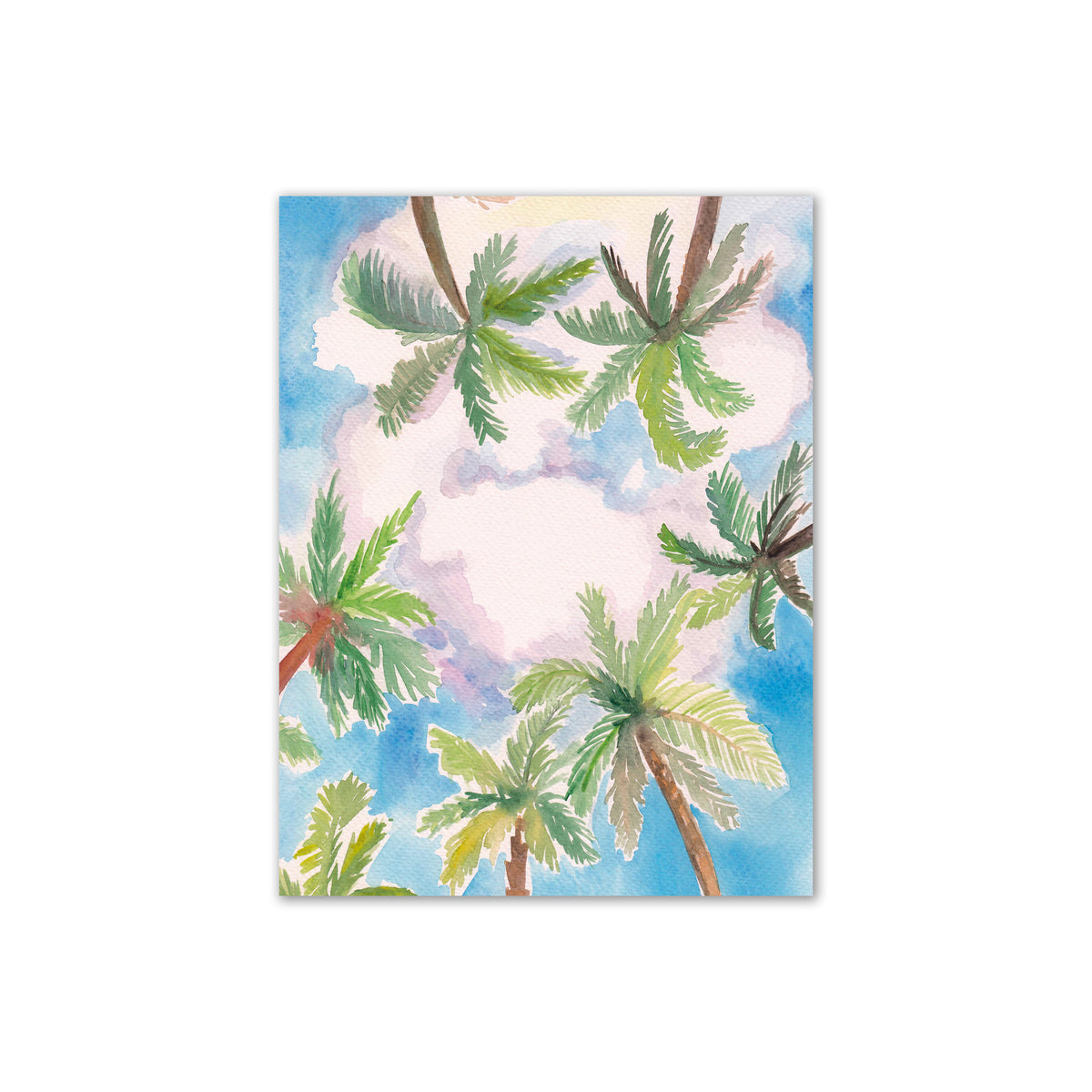 Sky Palms Art Print