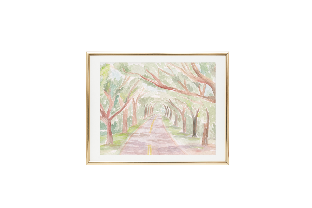 Tunnel Trees Print