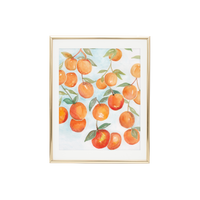 Oranges on Blue Print