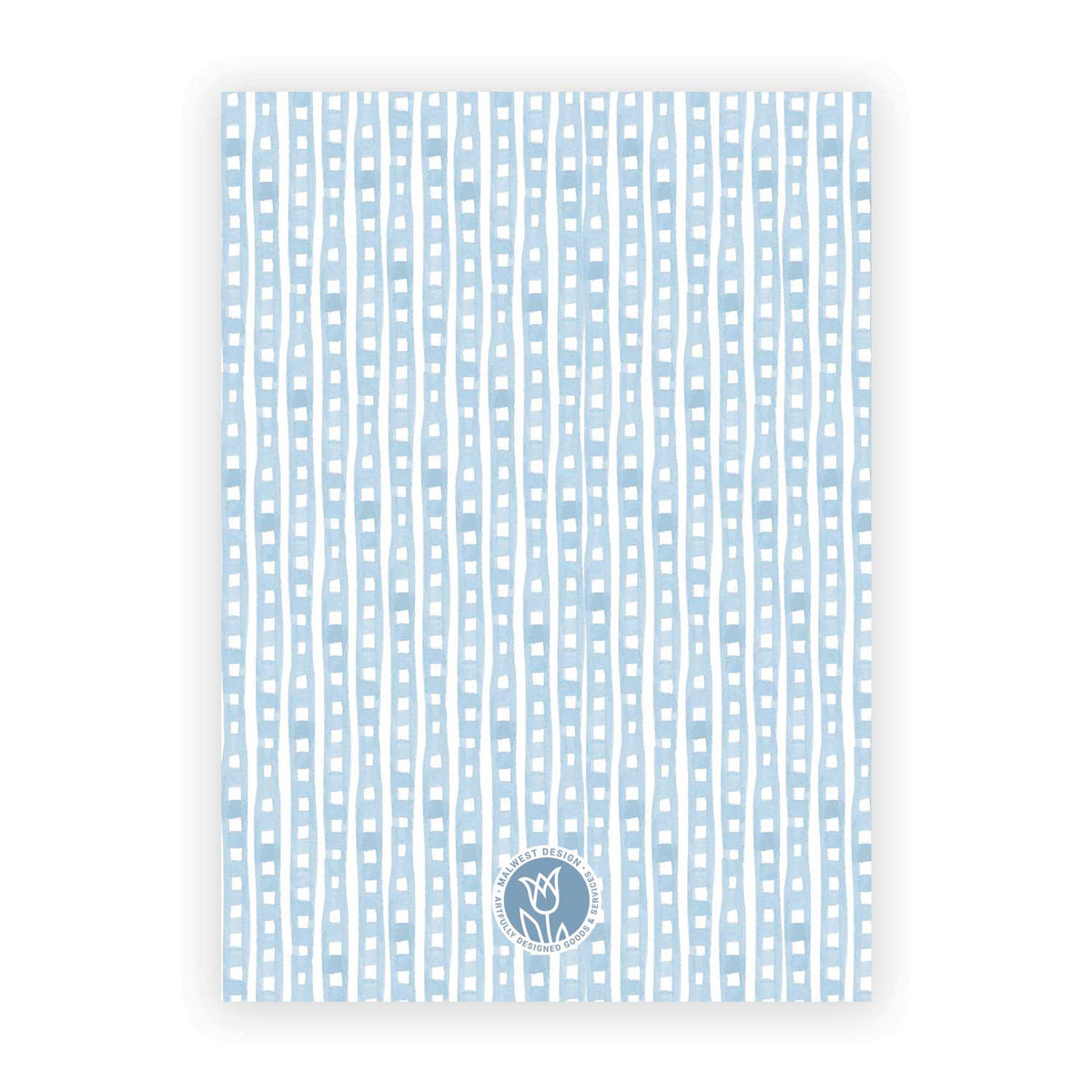 Blue Rain Photo Card
