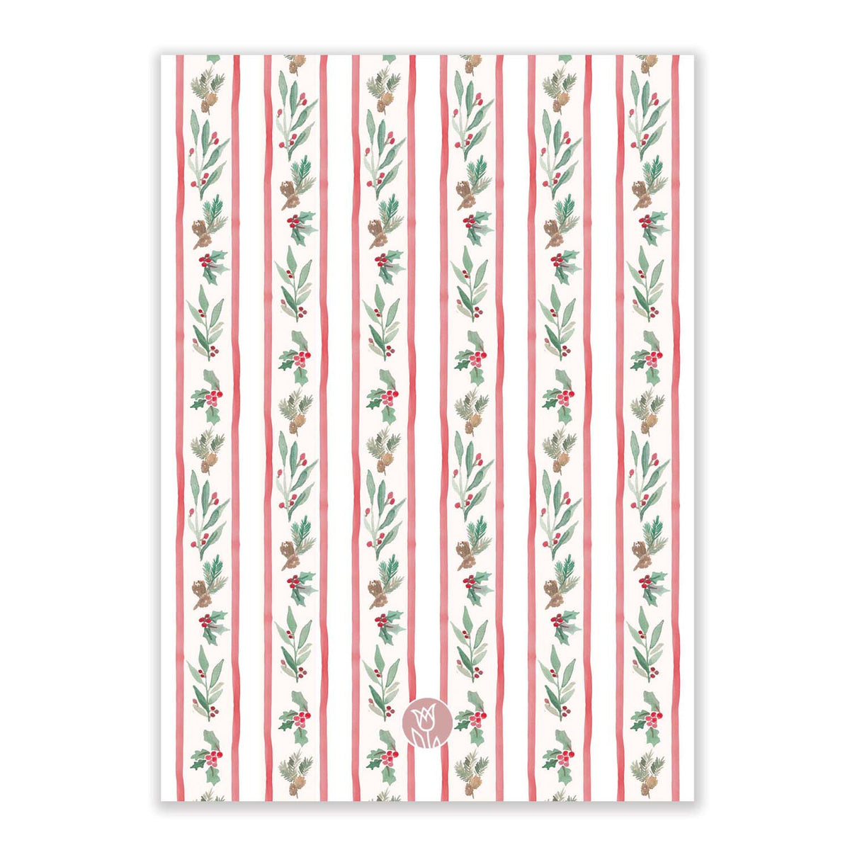 Christmas Ribbon Photo Card