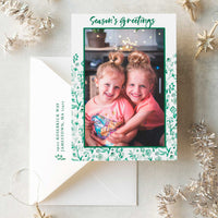 Emerald Blooms Photo Card
