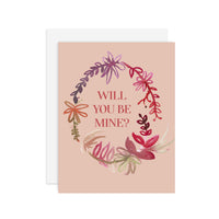 Be Mine - A2 notecard