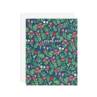 Blue Meadow Thank You - A2 notecard