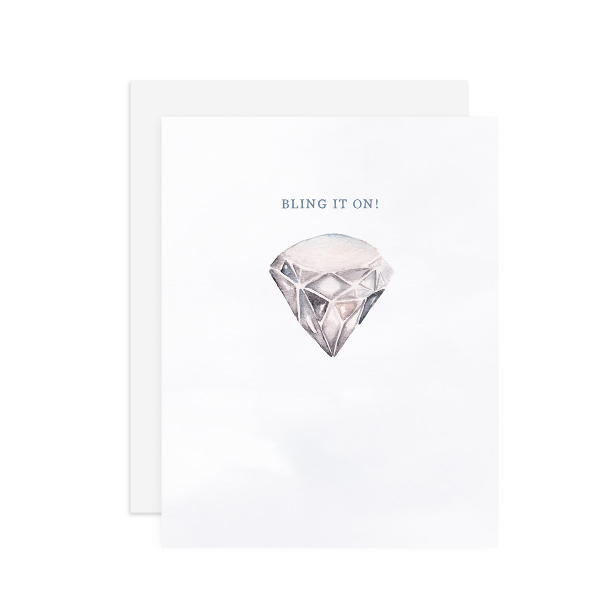 Excited Diamond - A2 notecard