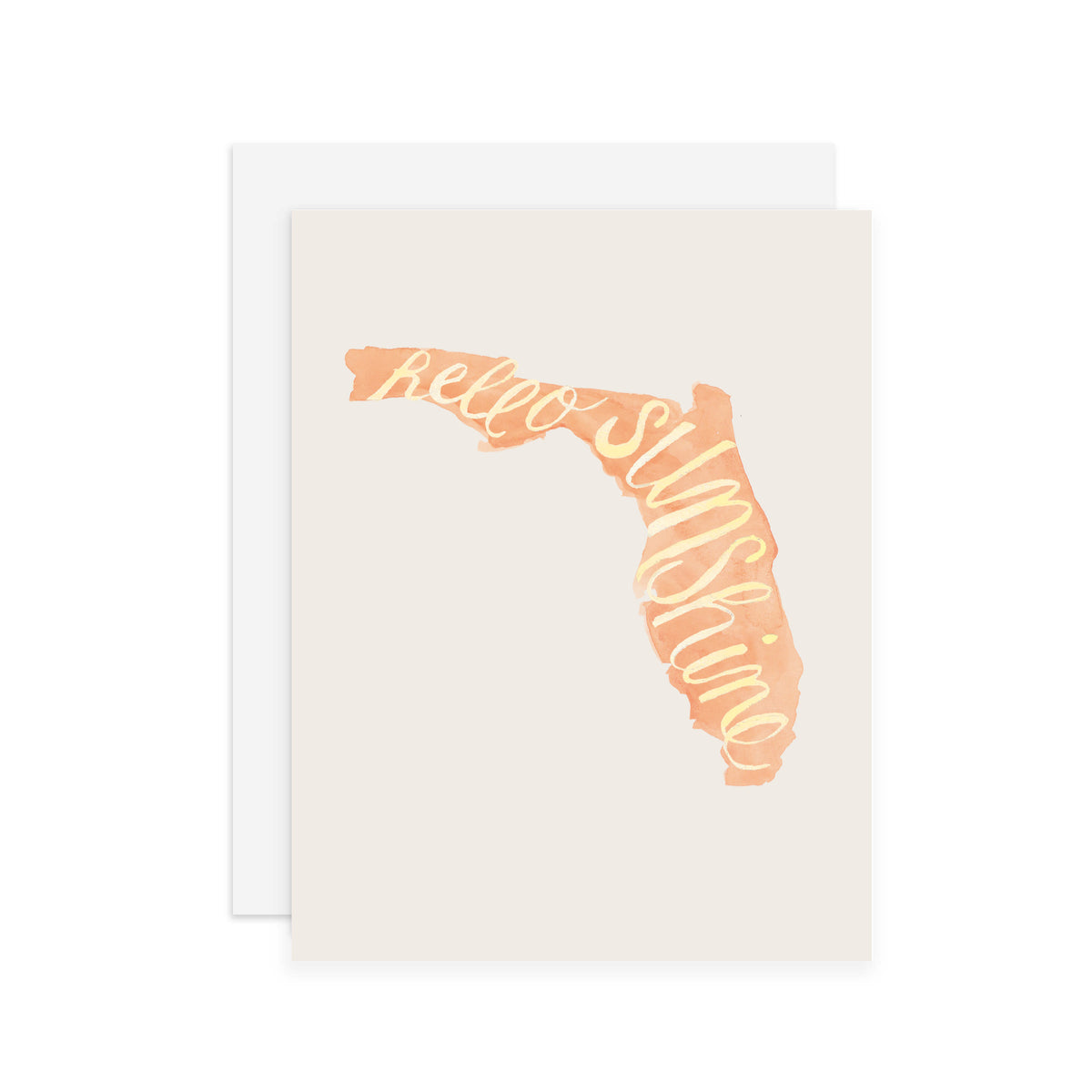FL Sunshine - A2 notecard