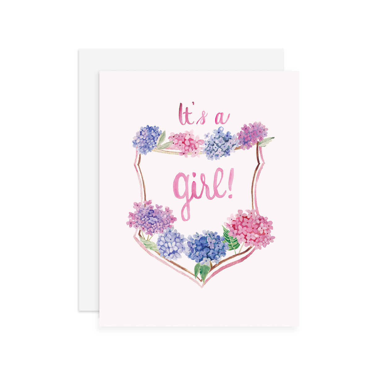 Girl Crest- A2 notecard