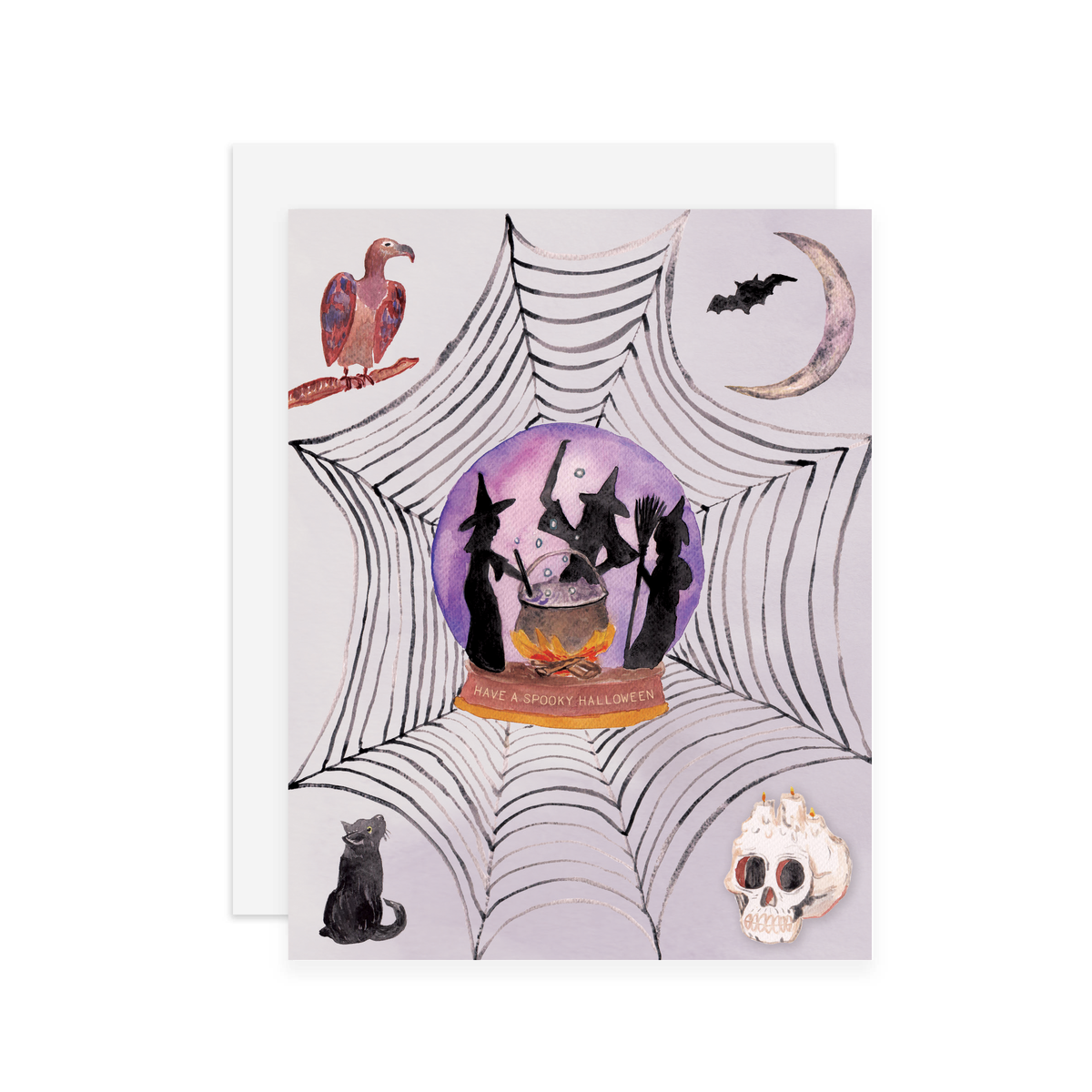 Spooky Halloween - A2 notecard