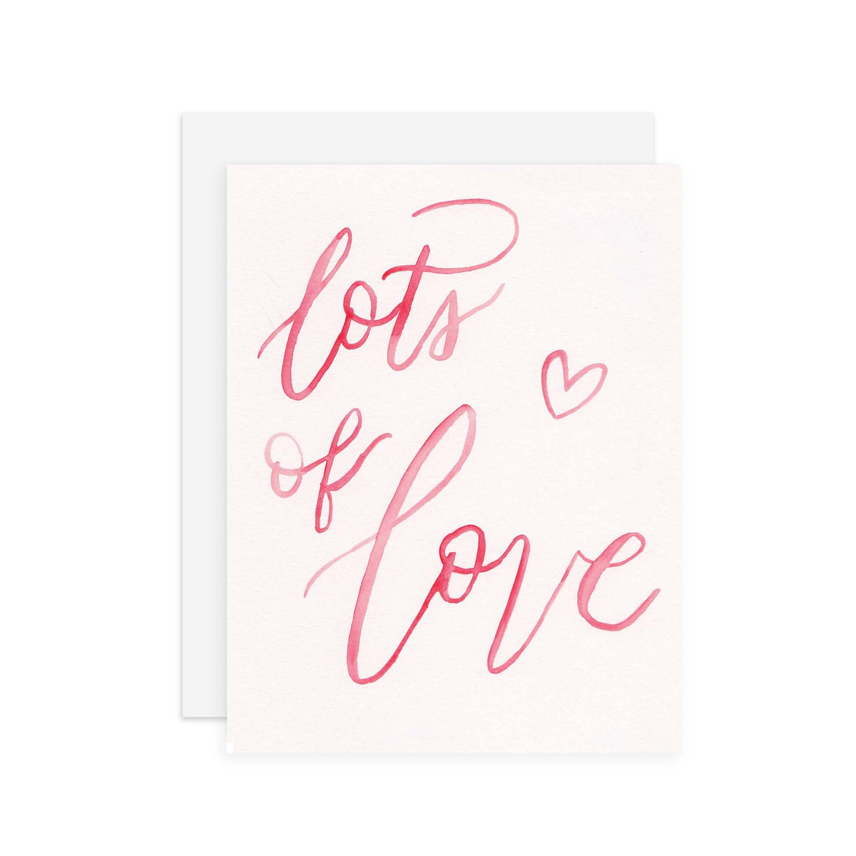Lots of Love - A2 notecard