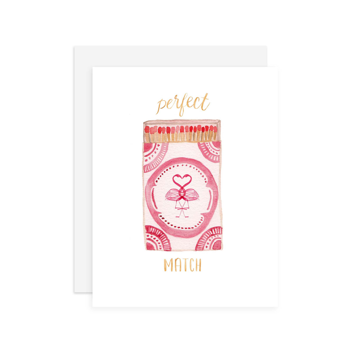 Perfect Match - A2 notecard