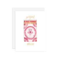 Perfect Match - A2 notecard