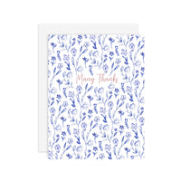 Many Thanks - A2 notecard