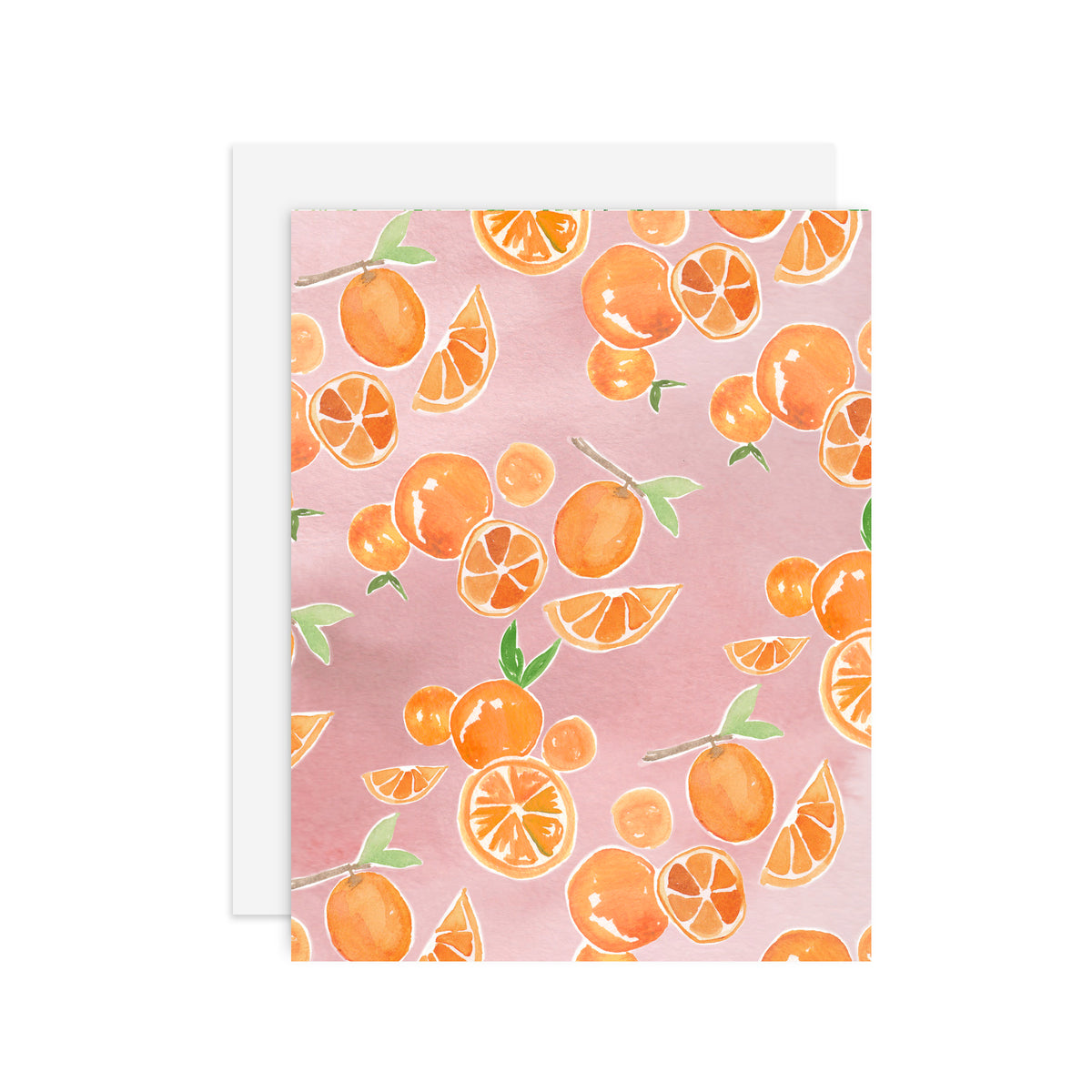 Everyday Oranges - A2 notecard