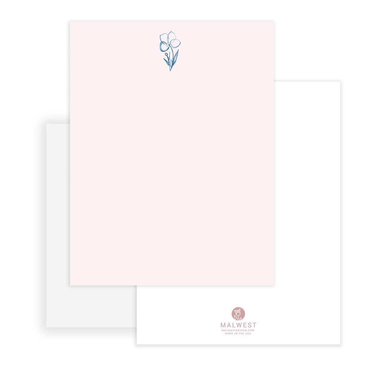 Frances Flower Stationery Set of 10