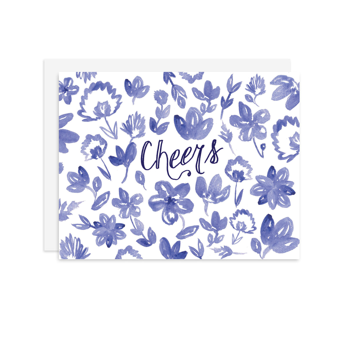 Blue Cheers - A2 notecard