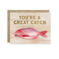 Great Catch - A2 note card