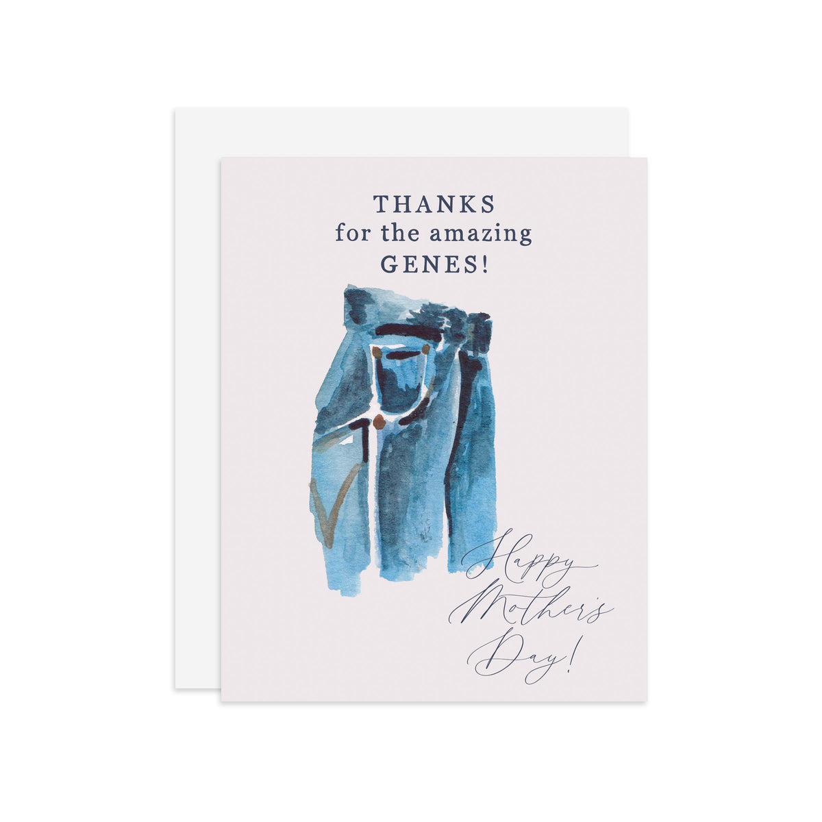 Mom Genes - A2 notecard