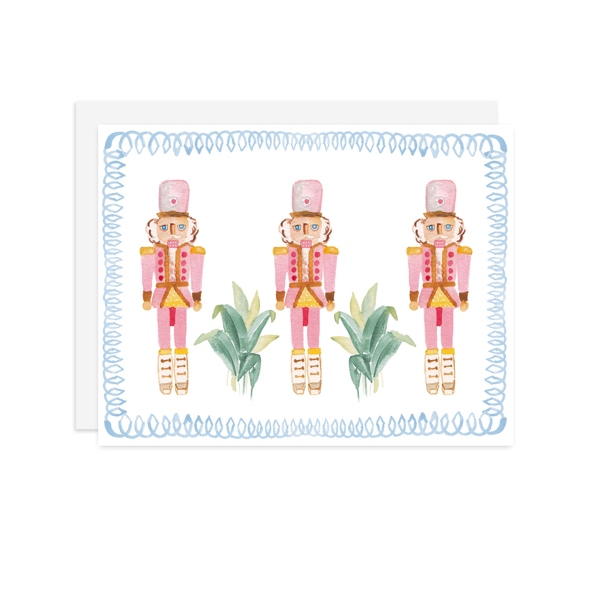 Blue Framed Nutcrackers - A2 notecard