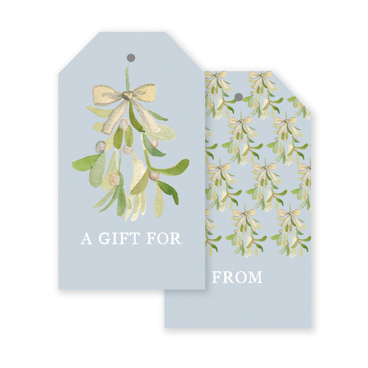 Mistletoe Gift Tag | Box Set of 12