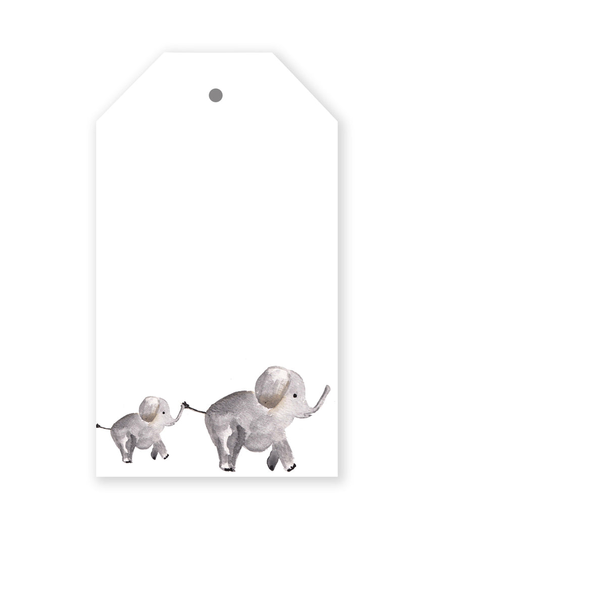 Elephants Gift Tag | Box Set of 12