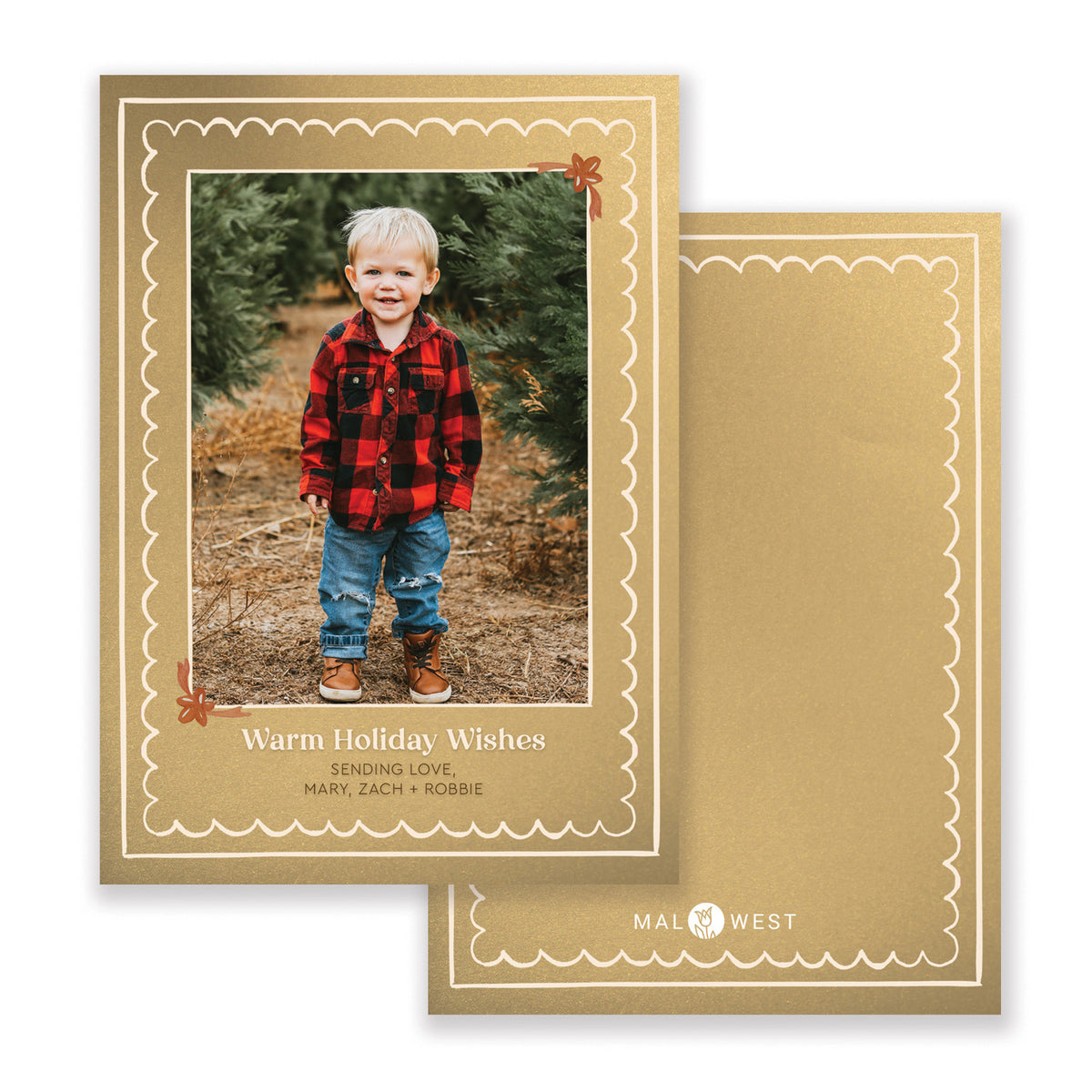 Gingerbread Photo Card