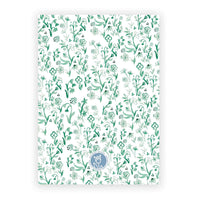 Emerald Blooms Photo Card
