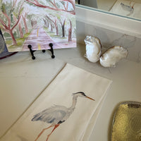 Blue Heron Tea Towel