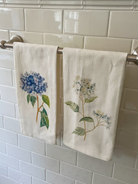 Hydrangea Blue Tea Towel