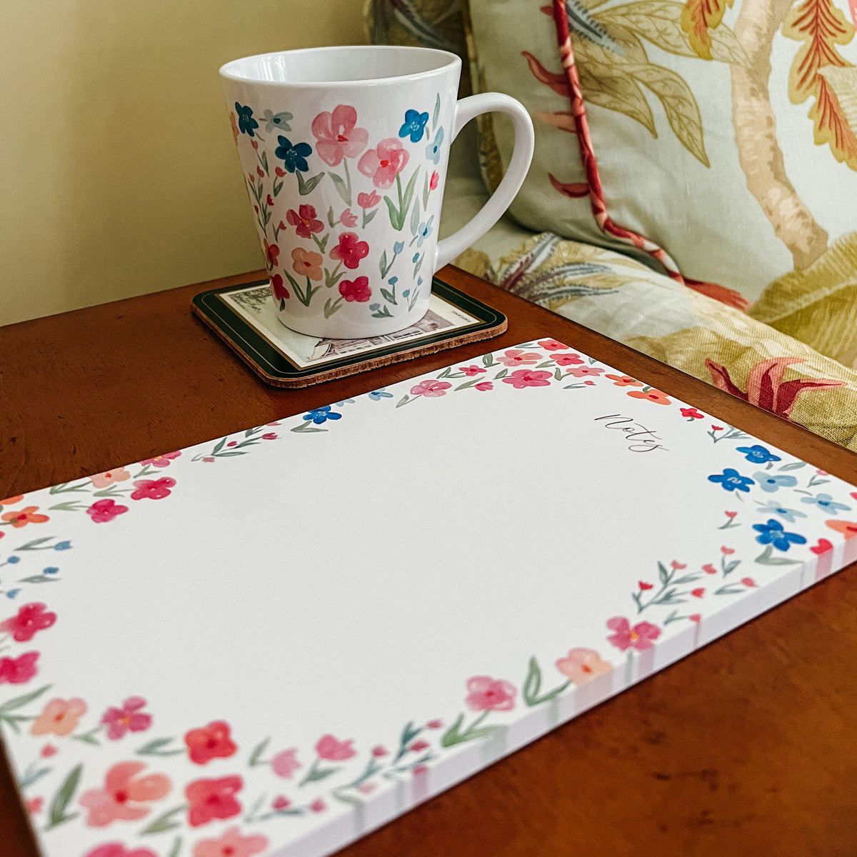 Bright Floral Latte Mug