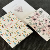 Sending Bubbly - A2 notecard