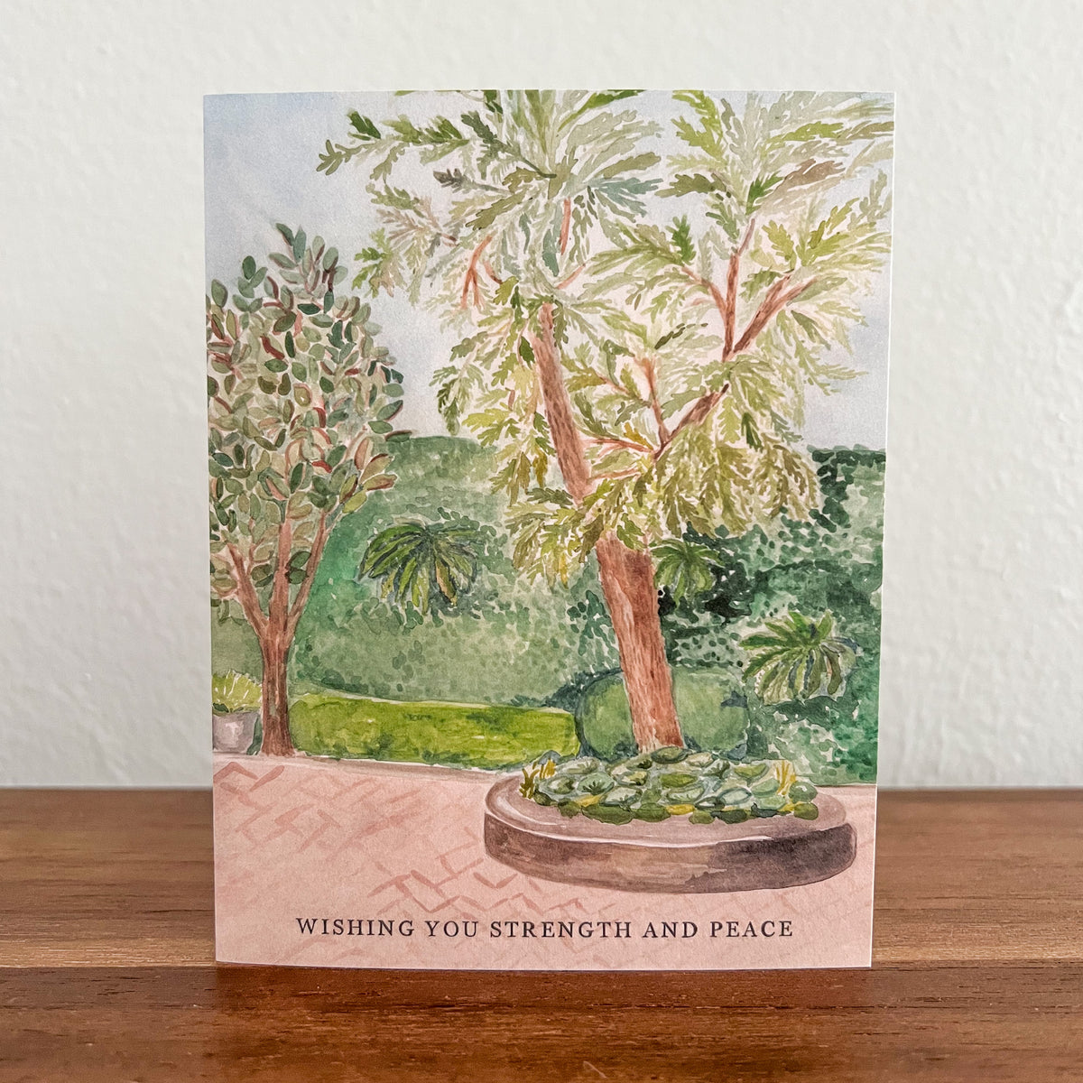 Courtyard - A2 notecard