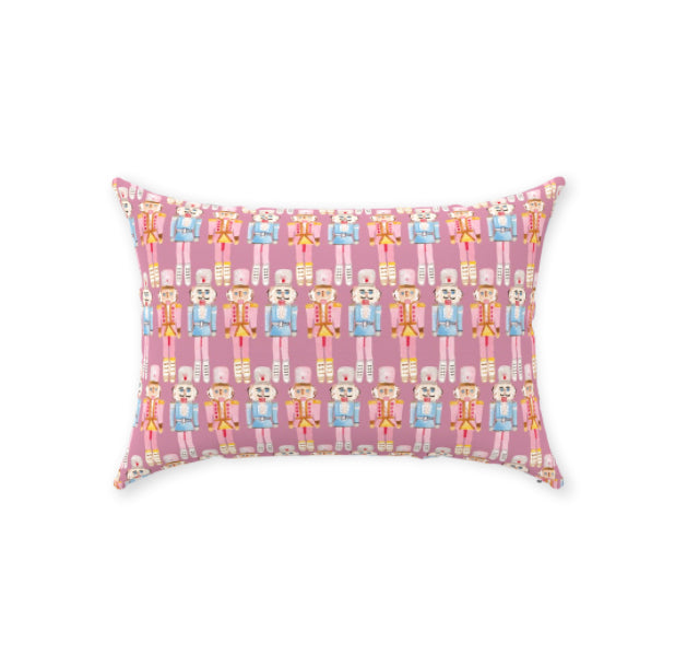 Nutcracker Pattern Pillow 14"x20"